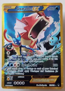 Pokemon TCG Gyarados EX 123/122 XY Breakpoint 2016 Secret Holo Rare Card HP - Image 1