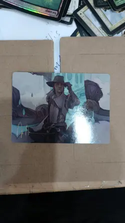 mtg High moon Art Card (Gold-Stamped Signature) [Outlaws of Thunder Junction Ar - Image 1