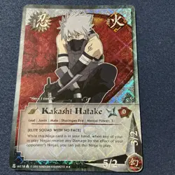 Naruto CCG - Kakashi Hatake - US116 Diamond Foil Card - Image 1