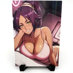 Bleach Yoruichi Shihouin Sexy Hot Anime Waifu Girl Lewd Goddess Story Art Card - Image 2