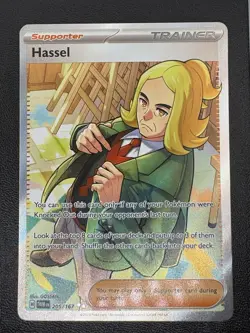 Hassel TWM 205/167 Twilight Masquerade Full Art Trainer Rare Card Pokemon TCG NM - Image 1