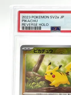 PSA 9 Pikachu Master Ball Reverse Holo sv2a Japanese 151 Pokemon Card Game - Image 3