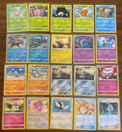 Pokemon TCG - Lost Thunder (2018) 20 Card LOT - 1 holo 4 rare 2 reverse holo - Image 1