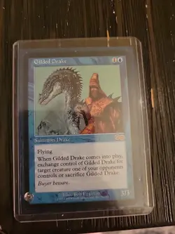 MTG Gilded Drake Urza's Saga Lightly Played Magic The Gathering - Image 1