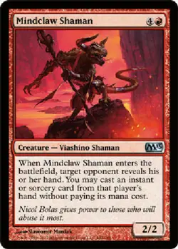 X4 Mindclaw Shaman Magic 2013 LP/NM MTG Magic DNA GAMES - Image 1