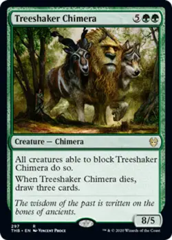 x1 Treeshaker Chimera - Theme Booster Exclusive R MTG Theros Beyond Death M/NM, - Image 1