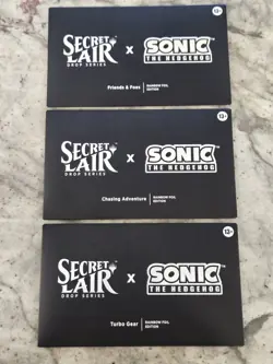 Sonic the Hedgehog MTG Secret Lair FOIL! COMPLETE Bundle Shadow Magic Gathering - Image 1