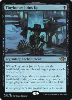 Tinybones Joins Up R Outlaws of Thunder Junction 108 NM Foil - Image 1