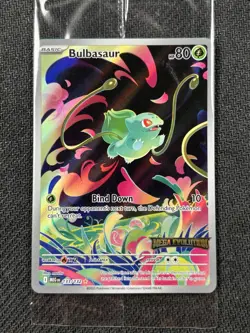 Bulbasaur 133/132 Stamped Promo SEALED Mega Evolutions Pokemon TCG - Image 1