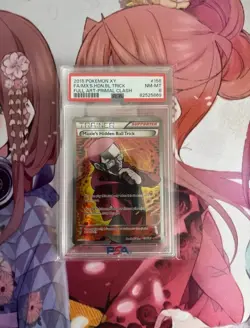 2015 Pokemon XY Primal Clash Maxie's Hidden Ball Trick 158/160 Full Art PSA 8 - Image 1