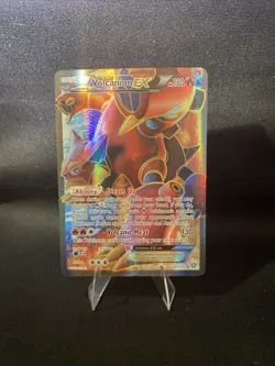 Volcanion EX (Full Art) 107/114 Ultra Rare Holo NM Pokemon XY - Steam Siege - Image 1