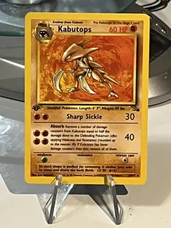 1999 Pokemon Kabutops Fossil 1st Ed 24/62 - Image 1