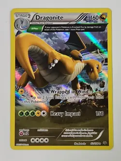 Dragonite 52/108 - XY Roaring Skies 2015 Holo Rare Full Art Pokemon TCG - MP - Image 1