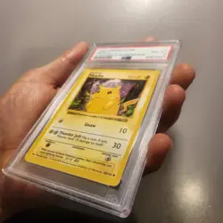1999 Pokemon Pikachu Shadowless Yellow Cheek Base Set PSA 8 NM-MT - Image 4