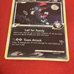 POTENTIAL PSA 8+ WEAVILE G 17/127 Holo Rare Platinum Base Set - Pokemon TCG 2009 - Image 3
