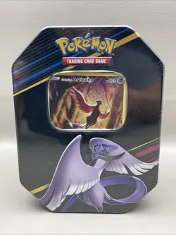 TCG Pokemon Game Galarian Articuno Crown Zenith Tin Pokemon SEALED - Image 1