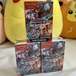 Pokemon TCG Paradox Rift Scarlet & Violet Booster Bundle LOT OF 3 - FREE SHIP!! - Image 1