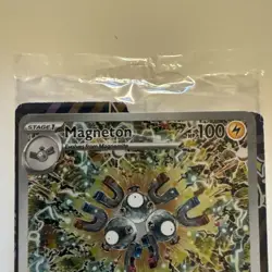 Pokemon Magneton Black Star Rare Promo Holo HP 100 Scarlet & Violet 159 - Image 4