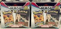 2x Pokemon Mystery Power Box Chase Pack Seeded 1:10 (5 Booster Packs) Sealed - Image 1