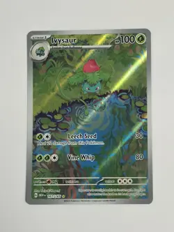 Pokemon 151 Bulbasaur 198/165 & Ivysaur 167/165 & Venusaur 166/165 NM English - Image 4