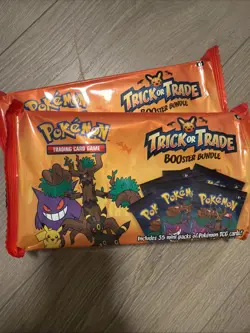 2024 Pokemon Trick or Trade Booster Bundle SEALED NEW (35 Mini Packs) - Image 1