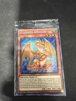 Hundred Dragon Secret Rare DLCS-EN146 Near Mint Yugioh Promo Sealed TCG - Image 1