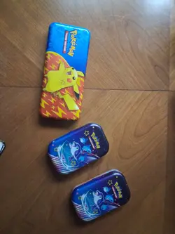 lot of pokemon cards some new unopened, tins - Image 1