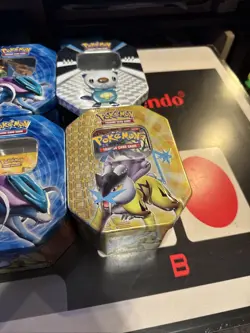 NO PACKS OR CARDS Lot Of 7 Empty Pokemon Trading Card Tins - Image 4