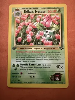 Pokemon TCG Erika's Ivysaur Gym Challenge 1st Edition Uncommon Card 41/132 - Image 1