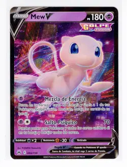 ~ESP~ SPANISH Mew V 060/159 Crown Zenith Pokemon Card (LB3) - Image 1