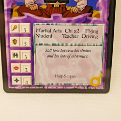 Ani-Mayhem CCG Dragon Ball Z Adult Gohan Rare Card in Near Mint Condition! - Image 4