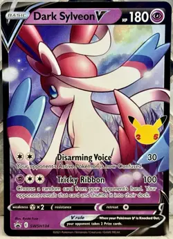 Dark Sylveon V SWSH134 SWSH: Sword & Shield Promo Cards NM/M - Image 1