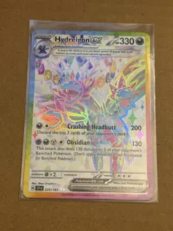 Pokemon TCG Hydreigon EX Surging Sparks Full Art Ultra Rare Holo Card 223/191 NM - Image 1