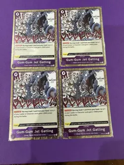 One Piece Card Game- Gum-Gum Jet Gatling Op03-072 Playset NM - Image 1