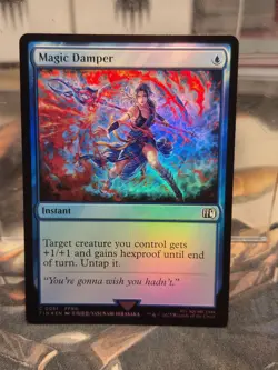 Magic Damper MTG Final Fantasy NM Common C 0061 FFXIII Instant Card FIN FOIL - Image 1