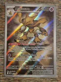 Alakazam SVP 009 Mega Evolution Black Star Promo Pokemon Card Mint - Image 1
