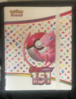 Pokemon 151 Mew Binder Collection Binder Only NO CARDS... never used! - Image 1