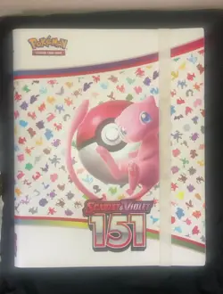 Pokemon 151 Mew Binder Collection Binder Only NO CARDS... never used! - Image 3
