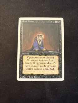 Mind Twist Revised Edition Mtg LP - Image 1