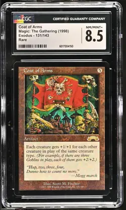 COAT OF ARMS Exodus Rare CGC 8.5 MTG [Nostalgium] - Image 1