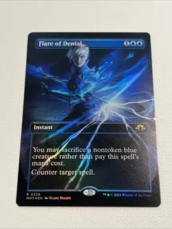 Flare of Denial (Borderless) Modern Horizons 3 Foil - Image 1