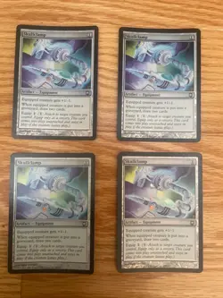 4x Skullclamp Foil Darksteel LP/MP MTG Magic the Gathering Artifact wotc vintage - Image 1