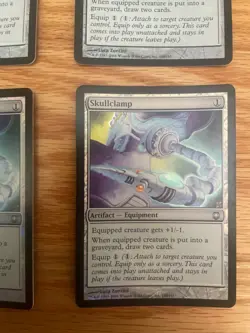 4x Skullclamp Foil Darksteel LP/MP MTG Magic the Gathering Artifact wotc vintage - Image 5