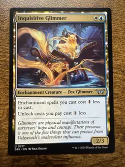 Inquisitive Glimmer Duskmourn: House of Horror Regular - Image 1