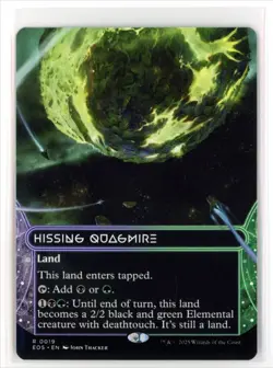 MtG EOS Hissing Quagmire #19 Borderless / Stellar Sights Non-Foil - Image 1