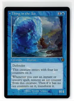 MtG INR Thing in the Ice / Awoken Horror #460 Retro Frame FOIL - Image 1
