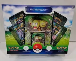 POKEMON GO SPECIAL ALOLAN EXEGGUTOR V BOX COLLECTION FACTORY **SEALED NEW** - Image 1