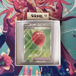 Air Balloon 166/132 Mega Evolutions Secret Rare Holo Pokemon Card NM/M - Image 1