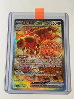 Pokemon TCG Dachsbun EX 169/142 Special Illustration Rare Full Art Stellar Crown - Image 2