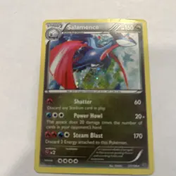 Pokemon Salamence Cosmos Holo XY Roaring Skies (Blister Exclusive) 57/108 - Image 1